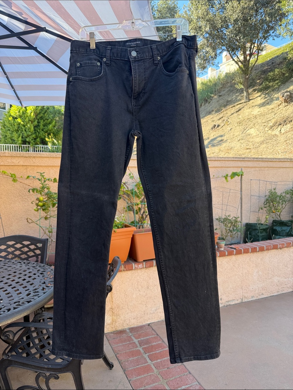 Banana Republic Men's Black Straight Jeans